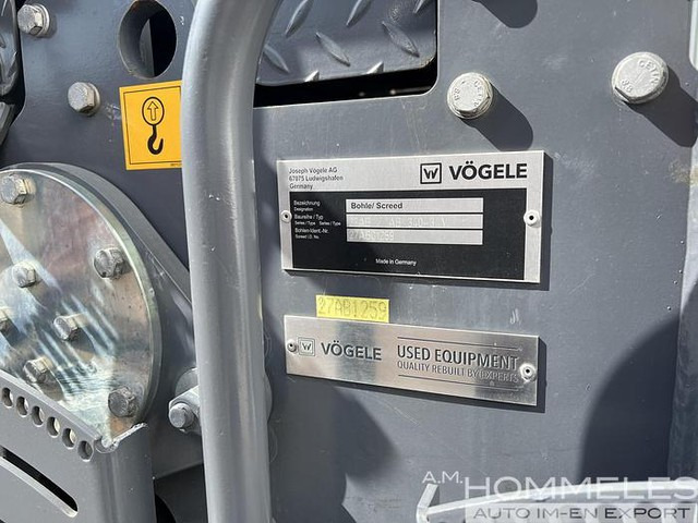 Vögele AB 340 Extending Screed - آلة أسفلت: صورة 5 Vögele AB 340 Extending Screed - آلة أسفلت: صورة 5
