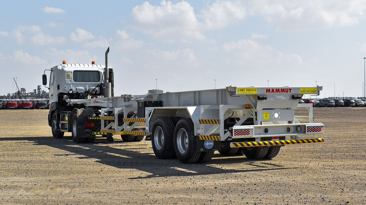 جديدة نصف مقطورة شاسيه Mammut SKELETAL SEMI TRAILER 40 TON PAYLOAD: صورة 1