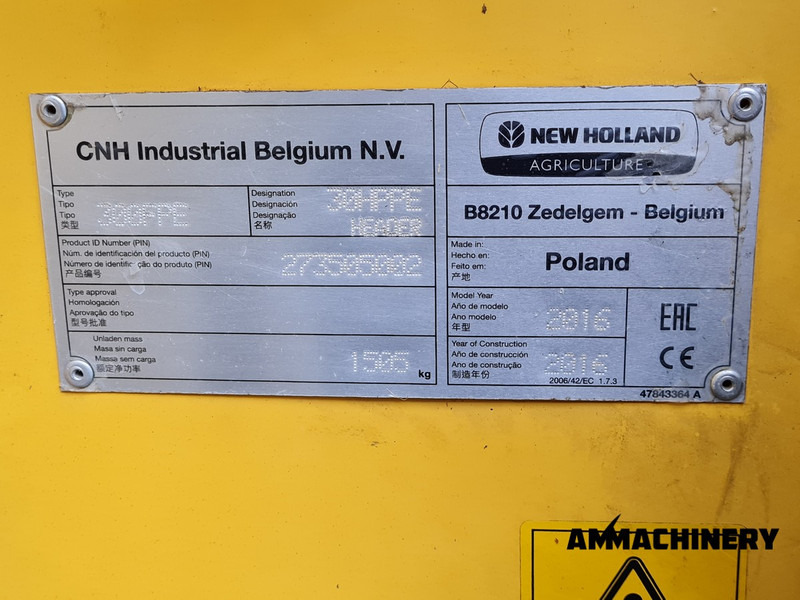 معدات تيبيس التبن - الآلات الزراعية New Holland 300FP pick up: صورة 11