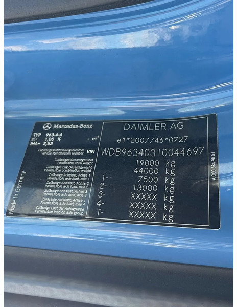 وحدة جر Mercedes-Benz Actros 1845 RETARDER, 2X FUEL TANK, FRANCE TRUCK: صورة 18 وحدة جر Mercedes-Benz Actros 1845 RETARDER, 2X FUEL TANK, FRANCE TRUCK: صورة 18