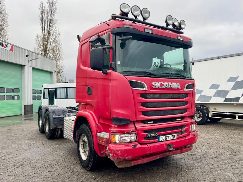 Scania R580 V8 6x4, RETARDER, FULL SPRING! hub reduction, BIG Axels - شاحنة هيكل كابينة: صورة 2 Scania R580 V8 6x4, RETARDER, FULL SPRING! hub reduction, BIG Axels - شاحنة هيكل كابينة: صورة 2