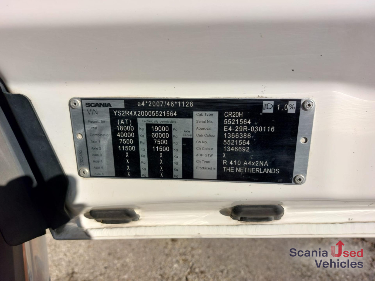 SCANIA R 410 A4x2NA Highline Hydraulik - وحدة جر: صورة 5 SCANIA R 410 A4x2NA Highline Hydraulik - وحدة جر: صورة 5