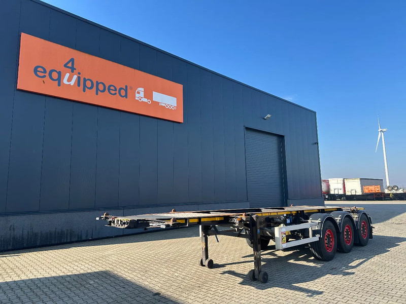 Burg 20FT / 20FT SWAP ADR, 3.690kg, SAF INTRADISC, 2 liftassen, APK/ADR: 9/2025 - نصف مقطورة لنقل الحاويات: صورة 1 Burg 20FT / 20FT SWAP ADR, 3.690kg, SAF INTRADISC, 2 liftassen, APK/ADR: 9/2025 - نصف مقطورة لنقل الحاويات: صورة 1