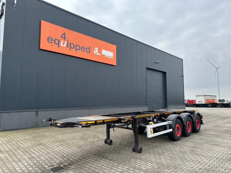 Burg 20FT / 20FT SWAP ADR (EX/II, EX/III, FL, AT), empty weight: 3.690kg, SAF INTRADISC, 2x liftaxle, ALCOA, NL-Chassis - نصف مقطورة لنقل الحاويات: صورة 1 Burg 20FT / 20FT SWAP ADR (EX/II, EX/III, FL, AT), empty weight: 3.690kg, SAF INTRADISC, 2x liftaxle, ALCOA, NL-Chassis - نصف مقطورة لنقل الحاويات: صورة 1