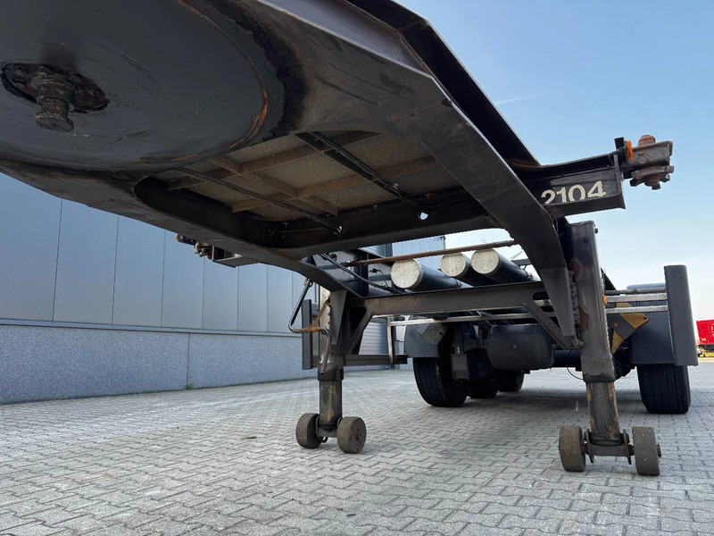 نصف مقطورة لنقل الحاويات Burg 20FT/3-axles, SAF INTRADISC, ADR (EXII, EXII, FL, AT), 2x LIFTAXLE, NL-Chassis, APK/ADR:06/2025: صورة 18