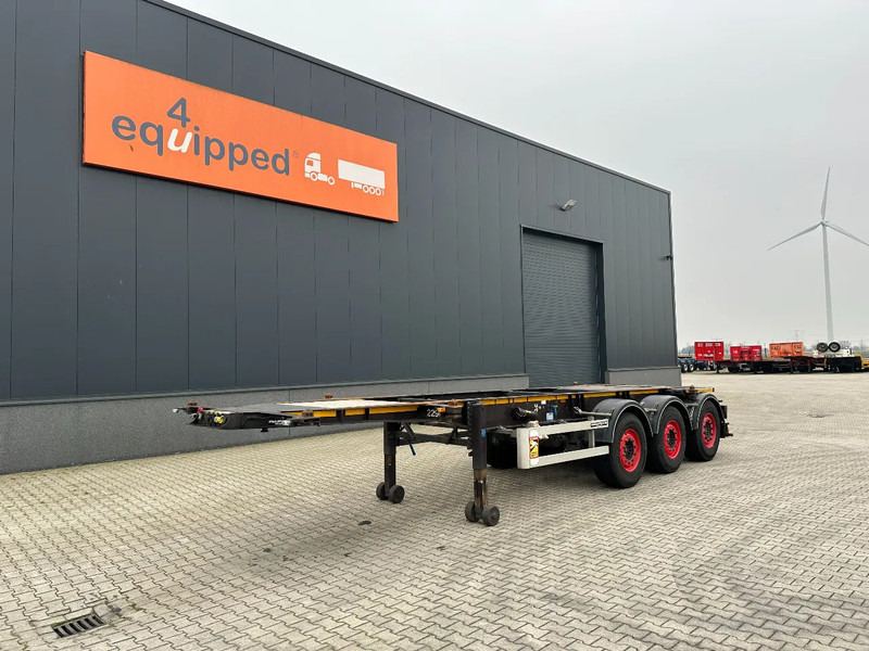 Burg 20FT ADR (EX/II, EX/III, FL, AT) Chassis, Empty weight : 3.690kg, SAF INTRADISC, 2x Liftaxle, NL-chassis - نصف مقطورة لنقل الحاويات: صورة 1 Burg 20FT ADR (EX/II, EX/III, FL, AT) Chassis, Empty weight : 3.690kg, SAF INTRADISC, 2x Liftaxle, NL-chassis - نصف مقطورة لنقل الحاويات: صورة 1