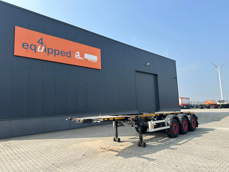 Burg 20FT ADR (EX/II, EX/III, FL, AT) Chassis, Leergewicht : 3.690kg, SAF INTRADISC, 2x Liftachse, NL-Chassis, APK/ADR: 07-2025 - نصف مقطورة لنقل الحاويات: صورة 1 Burg 20FT ADR (EX/II, EX/III, FL, AT) Chassis, Leergewicht : 3.690kg, SAF INTRADISC, 2x Liftachse, NL-Chassis, APK/ADR: 07-2025 - نصف مقطورة لنقل الحاويات: صورة 1