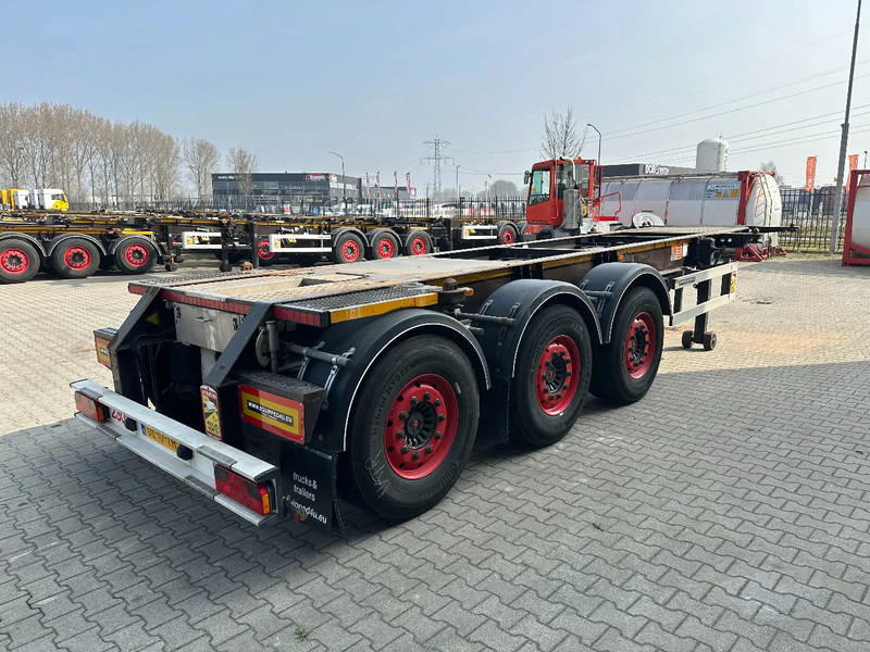 Burg 20FT ADR (EX/II, EX/III, FL, AT) Chassis, Leergewicht : 3.690kg, SAF INTRADISC, 2x Liftachse, NL-Chassis - نصف مقطورة لنقل الحاويات: صورة 3 Burg 20FT ADR (EX/II, EX/III, FL, AT) Chassis, Leergewicht : 3.690kg, SAF INTRADISC, 2x Liftachse, NL-Chassis - نصف مقطورة لنقل الحاويات: صورة 3