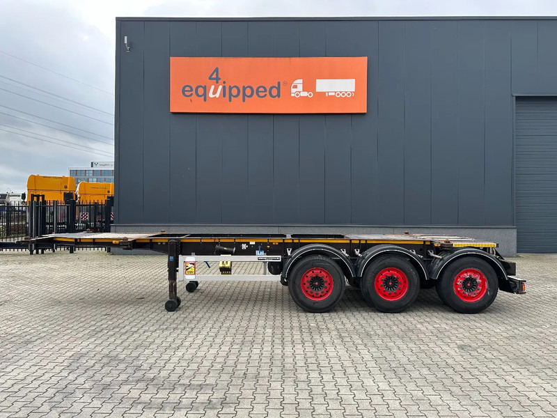 Burg 20FT ADR (EX/II, EX/III, FL, AT) Chassis, Leergewicht : 3.690kg, SAF INTRADISC, 2x Liftachse, NL-Chassis - نصف مقطورة لنقل الحاويات: صورة 2 Burg 20FT ADR (EX/II, EX/III, FL, AT) Chassis, Leergewicht : 3.690kg, SAF INTRADISC, 2x Liftachse, NL-Chassis - نصف مقطورة لنقل الحاويات: صورة 2