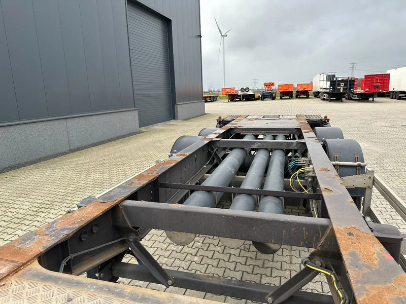 نصف مقطورة لنقل الحاويات Burg 20FT ADR (EX/II, EX/III, FL, AT) Chassis, Leergewicht : 3.690kg, SAF INTRADISC, 2x Liftachse, NL-Chassis: صورة 9