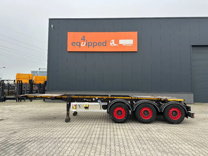 Burg 20FT ADR (EX/II, EX/III, FL, AT) Chassis, Leergewicht : 3.690kg, SAF INTRADISC, 2x Liftachse, NL-Chassis - نصف مقطورة لنقل الحاويات: صورة 2 Burg 20FT ADR (EX/II, EX/III, FL, AT) Chassis, Leergewicht : 3.690kg, SAF INTRADISC, 2x Liftachse, NL-Chassis - نصف مقطورة لنقل الحاويات: صورة 2
