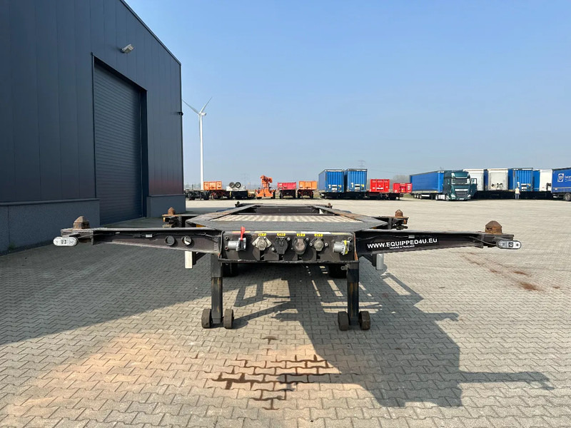 Burg 20FT ADR (EX/II, EX/III, FL, AT) Chassis, Leergewicht : 3.690kg, SAF INTRADISC, 2x Liftachse, NL-Chassis - نصف مقطورة لنقل الحاويات: صورة 5 Burg 20FT ADR (EX/II, EX/III, FL, AT) Chassis, Leergewicht : 3.690kg, SAF INTRADISC, 2x Liftachse, NL-Chassis - نصف مقطورة لنقل الحاويات: صورة 5