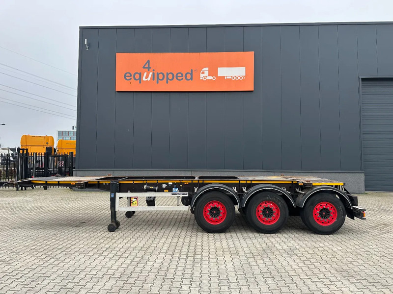 Burg 20FT ADR (EX/II, EX/III, FL, AT) Chassis, leeggewicht: 3.690kg, SAF INTRADISC, 2x Liftaxle, NL-chassis, APK: 08-2025 - نصف مقطورة لنقل الحاويات: صورة 2 Burg 20FT ADR (EX/II, EX/III, FL, AT) Chassis, leeggewicht: 3.690kg, SAF INTRADISC, 2x Liftaxle, NL-chassis, APK: 08-2025 - نصف مقطورة لنقل الحاويات: صورة 2