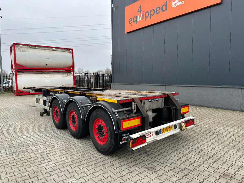 Burg 20FT ADR (EX/II, EX/III, FL, AT) Chassis, leeggewicht: 3.690kg, SAF INTRADISC, 2x Liftaxle, NL-chassis, APK: 08-2025 - نصف مقطورة لنقل الحاويات: صورة 3 Burg 20FT ADR (EX/II, EX/III, FL, AT) Chassis, leeggewicht: 3.690kg, SAF INTRADISC, 2x Liftaxle, NL-chassis, APK: 08-2025 - نصف مقطورة لنقل الحاويات: صورة 3