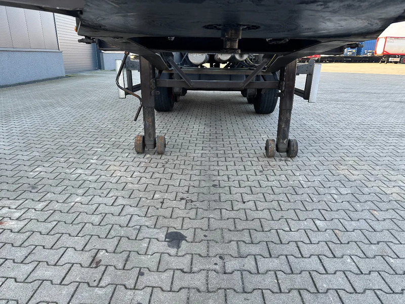 نصف مقطورة لنقل الحاويات Burg 20FT ADR (EX/II, EX/III, FL, AT), Leeggewicht: 3.690kg, SAF INTRADISC, 2x liftaxle, ALCOA, NL-Chassis: صورة 6