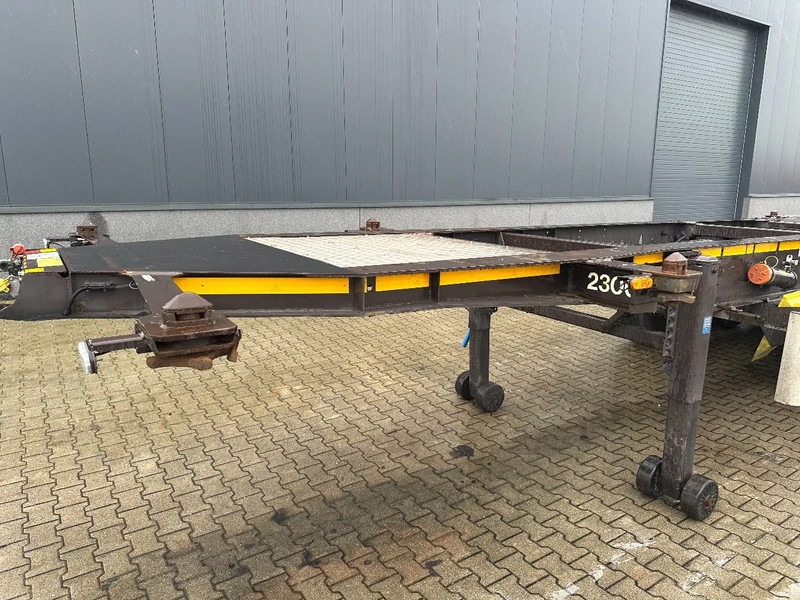 نصف مقطورة لنقل الحاويات Burg 20FT ADR (EX/II, EX/III, FL, AT), Leergewicht: 3.690kg, SAF INTRADISC, 2x Liftachse, ALCOA, NL-Chassis, APK/ADR: 02-2026: صورة 8