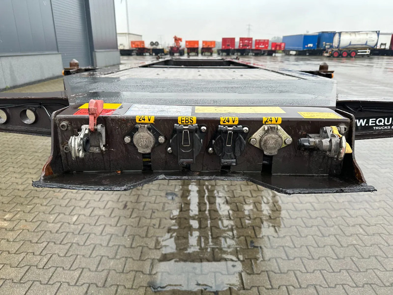 نصف مقطورة لنقل الحاويات Burg 20FT ADR (EX/II, EX/III, FL, AT), Leergewicht: 3.690kg, SAF INTRADISC, 2x Liftachse, ALCOA, NL-Chassis, APK/ADR: 02-2026: صورة 7