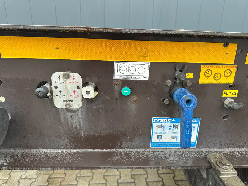 نصف مقطورة لنقل الحاويات Burg 20FT ADR (EX/II, EX/III, FL, AT), Leergewicht: 3.690kg, SAF INTRADISC, 2x Liftachse, ALCOA, NL-Chassis, APK/ADR: 02-2026: صورة 11