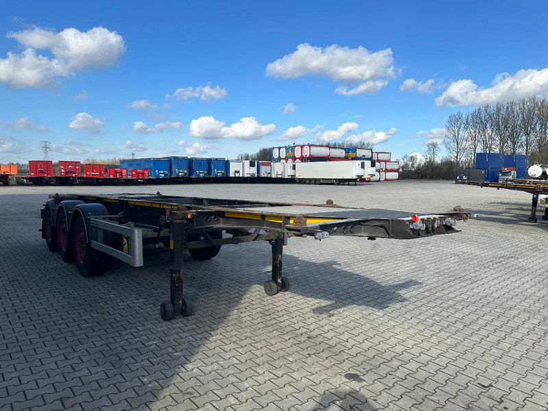 نصف مقطورة لنقل الحاويات Burg 20FT ADR (EX/II, EX/III, FL, AT), Leergewicht : 3.690kg, SAF INTRADISC, 2x Liftachse, NL-Chassis: صورة 13