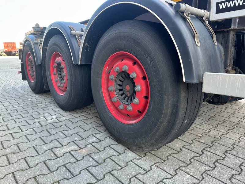 نصف مقطورة لنقل الحاويات Burg 20FT ADR (EX/II, EX/III, FL, AT), Leergewicht : 3.690kg, SAF INTRADISC, 2x Liftachse, NL-Chassis: صورة 9