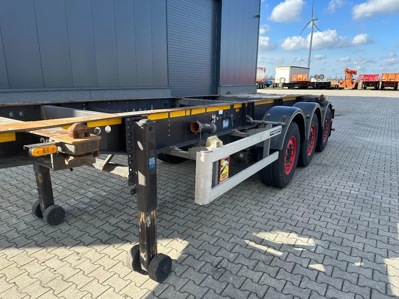 نصف مقطورة لنقل الحاويات Burg 20FT ADR (EX/II, EX/III, FL, AT), Leergewicht : 3.690kg, SAF INTRADISC, 2x Liftachse, NL-Chassis: صورة 19