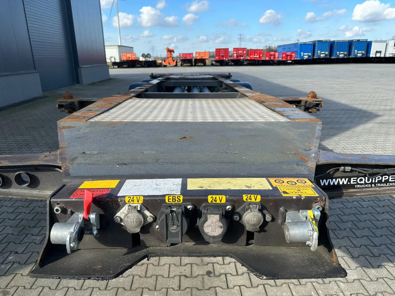 نصف مقطورة لنقل الحاويات Burg 20FT ADR (EX/II, EX/III, FL, AT), Leergewicht : 3.690kg, SAF INTRADISC, 2x Liftachse, NL-Chassis: صورة 15