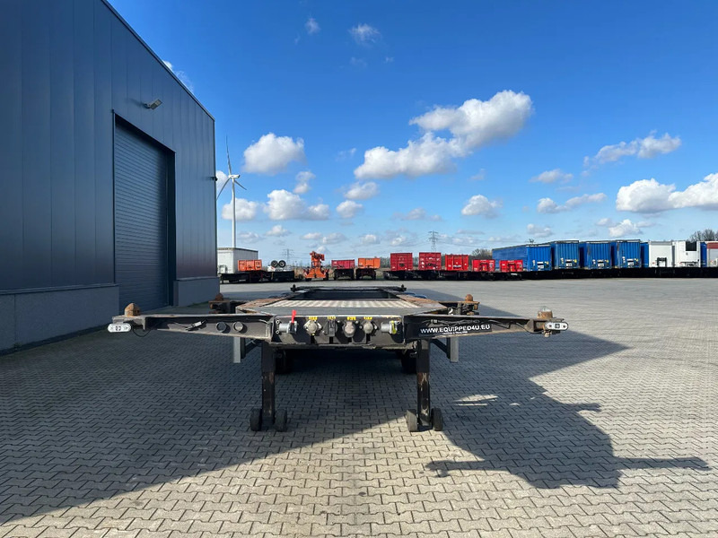 نصف مقطورة لنقل الحاويات Burg 20FT ADR (EX/II, EX/III, FL, AT), Leergewicht : 3.690kg, SAF INTRADISC, 2x Liftachse, NL-Chassis: صورة 16