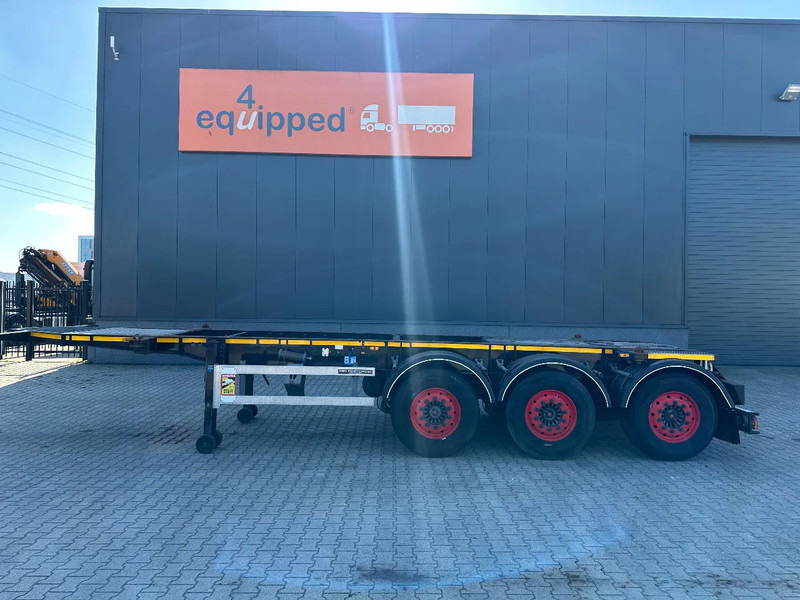 Burg 20FT ADR (EX/II, EX/III, FL, AT), Leergewicht: 3.690kg, SAF INTRADISC, 2x liftaxle, ALCOA, NL-Chassis - نصف مقطورة لنقل الحاويات: صورة 2 Burg 20FT ADR (EX/II, EX/III, FL, AT), Leergewicht: 3.690kg, SAF INTRADISC, 2x liftaxle, ALCOA, NL-Chassis - نصف مقطورة لنقل الحاويات: صورة 2