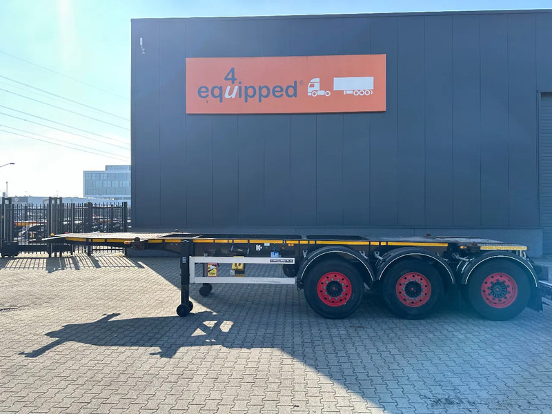 Burg 20FT ADR (EX/II, EX/III, FL, AT), empty weight: 3.690kg, SAF INTRADISC, 2x liftaxle, ALCOA, NL-Chassis - نصف مقطورة لنقل الحاويات: صورة 2 Burg 20FT ADR (EX/II, EX/III, FL, AT), empty weight: 3.690kg, SAF INTRADISC, 2x liftaxle, ALCOA, NL-Chassis - نصف مقطورة لنقل الحاويات: صورة 2