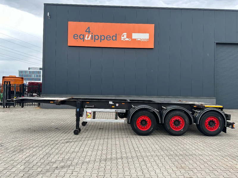 Burg 20FT (SWAP) / 3-axles, 3.400kg, SAF INTRADISC, ADR, 2x LIFTAXLE, NL-chassis - نصف مقطورة لنقل الحاويات: صورة 2 Burg 20FT (SWAP) / 3-axles, 3.400kg, SAF INTRADISC, ADR, 2x LIFTAXLE, NL-chassis - نصف مقطورة لنقل الحاويات: صورة 2