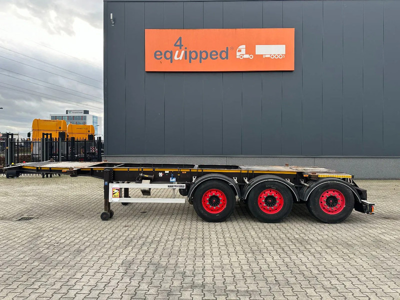 Burg 25X 20FT ADR (EX/II, EX/III, FL, AT) Chassis, Empty weight : 3.690kg, SAF INTRADISC, 2x Liftaxle, NL-chassis - نصف مقطورة لنقل الحاويات: صورة 2 Burg 25X 20FT ADR (EX/II, EX/III, FL, AT) Chassis, Empty weight : 3.690kg, SAF INTRADISC, 2x Liftaxle, NL-chassis - نصف مقطورة لنقل الحاويات: صورة 2