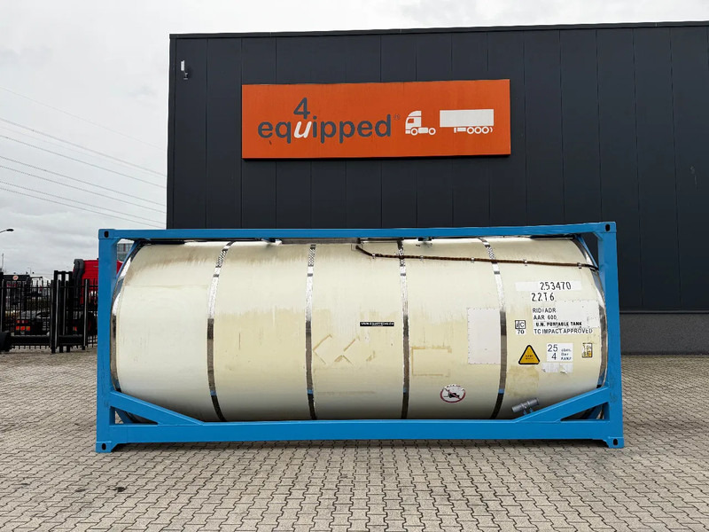 CIMC 20FT ISO / 25.010L / 1-COMP. / 22T6 / UN Portable / T11 / 5Y ADR- + CSC test: 02-2027 - خزان تخزين: صورة 2 CIMC 20FT ISO / 25.010L / 1-COMP. / 22T6 / UN Portable / T11 / 5Y ADR- + CSC test: 02-2027 - خزان تخزين: صورة 2