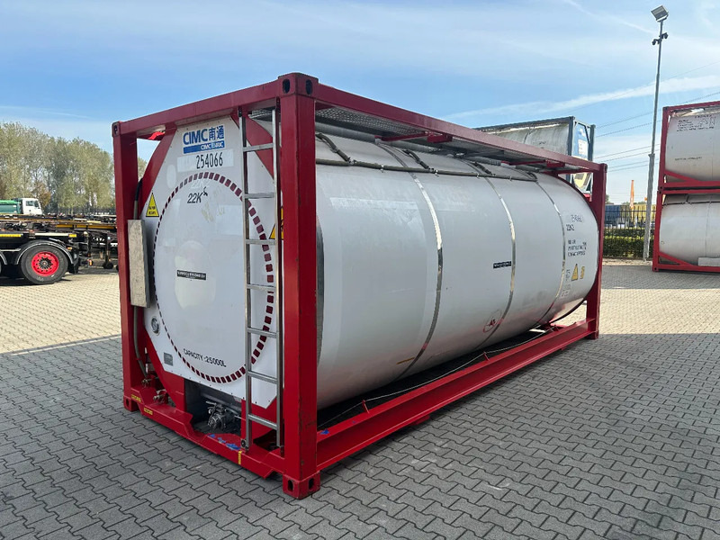 CIMC 20FT ISO, 25.060L / 1-COMP / 3 BAFFELS / T12 / 22K2 / 4 manholes / ADR valid until 12/2026 - خزان تخزين: صورة 4 CIMC 20FT ISO, 25.060L / 1-COMP / 3 BAFFELS / T12 / 22K2 / 4 manholes / ADR valid until 12/2026 - خزان تخزين: صورة 4
