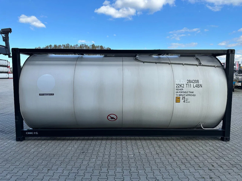 CIMC NEW / UNUSED, for FOOD STUFF or CHEMICAL, 20FT ISO, 25.030L, L4BN, UN Portable, T11, test: 1-2027 - خزان تخزين: صورة 3 CIMC NEW / UNUSED, for FOOD STUFF or CHEMICAL, 20FT ISO, 25.030L, L4BN, UN Portable, T11, test: 1-2027 - خزان تخزين: صورة 3