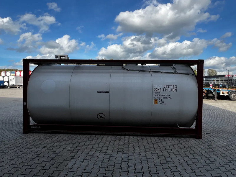 CIMC UNUSED, BOTH FOOD STUFF/CHEMICAL USE, 20FT ISO, 25.000L, L4BN, UN Portable, T11, test: 12-2026 - خزان تخزين: صورة 4 CIMC UNUSED, BOTH FOOD STUFF/CHEMICAL USE, 20FT ISO, 25.000L, L4BN, UN Portable, T11, test: 12-2026 - خزان تخزين: صورة 4