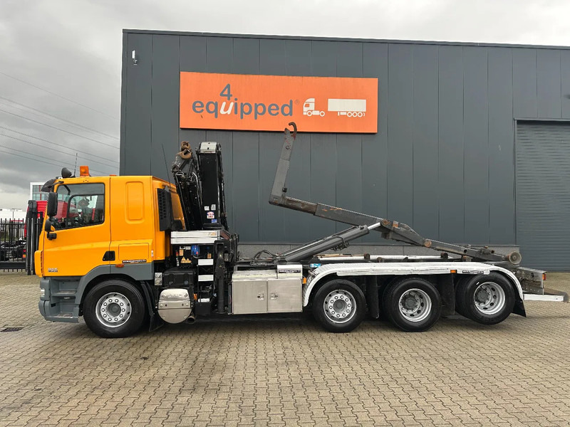 DAF CF 85.410 8x2 / HMF 3000 K6 crane (30T/m 6x extendable) + remote / HYVALIFT 26Tkg HOOK, / EURO-5 / NL-TRUCK - شاحنة ذات خطاف, شاحنة كرين: صورة 5 DAF CF 85.410 8x2 / HMF 3000 K6 crane (30T/m 6x extendable) + remote / HYVALIFT 26Tkg HOOK, / EURO-5 / NL-TRUCK - شاحنة ذات خطاف, شاحنة كرين: صورة 5