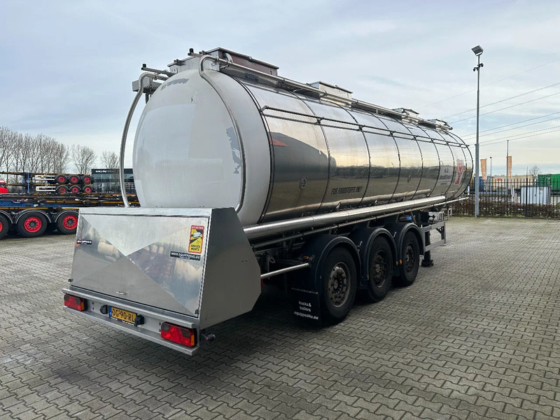 Feldbinder LEBENSMITTEL / LEVENSMIDDELEN FOOD / 33.500L / 3-COMP / PUMPE / INOX / NL-trailer / APK: 10-2026 - نصف مقطورة صهريج: صورة 3 Feldbinder LEBENSMITTEL / LEVENSMIDDELEN FOOD / 33.500L / 3-COMP / PUMPE / INOX / NL-trailer / APK: 10-2026 - نصف مقطورة صهريج: صورة 3