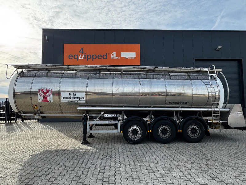 Feldbinder LEBENSMITTEL / LEVENSMIDDELEN FOOD / 33.500L / 3-COMP / PUMPE / INOX / NL-trailer / APK: 10-2026 - نصف مقطورة صهريج: صورة 2 Feldbinder LEBENSMITTEL / LEVENSMIDDELEN FOOD / 33.500L / 3-COMP / PUMPE / INOX / NL-trailer / APK: 10-2026 - نصف مقطورة صهريج: صورة 2