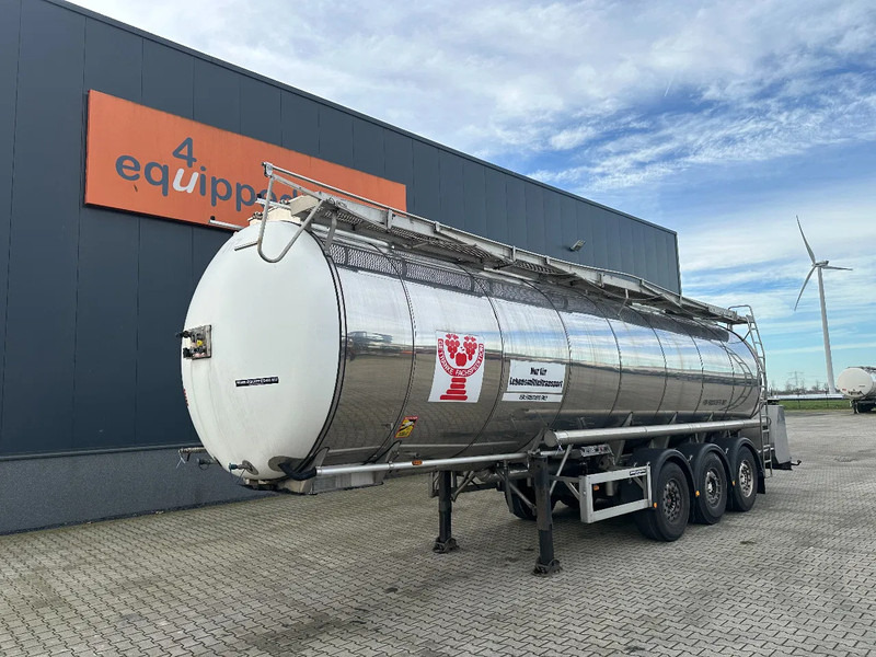 Feldbinder LEBENSMITTEL / LEVENSMIDDELEN FOOD / 33.500L / 3-COMP / PUMPE / INOX / NL-trailer / APK: 10-2026 - نصف مقطورة صهريج: صورة 1 Feldbinder LEBENSMITTEL / LEVENSMIDDELEN FOOD / 33.500L / 3-COMP / PUMPE / INOX / NL-trailer / APK: 10-2026 - نصف مقطورة صهريج: صورة 1