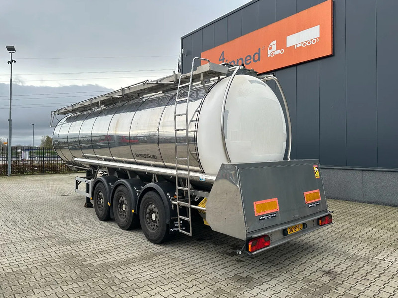 Feldbinder LEVENSMIDDELEN / FOOD / LEBENSMITTEL / 33.500L / 3-COMP / POMP / NL-trailer / APK: 12-2026, 10x beschikbaar - نصف مقطورة صهريج: صورة 4 Feldbinder LEVENSMIDDELEN / FOOD / LEBENSMITTEL / 33.500L / 3-COMP / POMP / NL-trailer / APK: 12-2026, 10x beschikbaar - نصف مقطورة صهريج: صورة 4