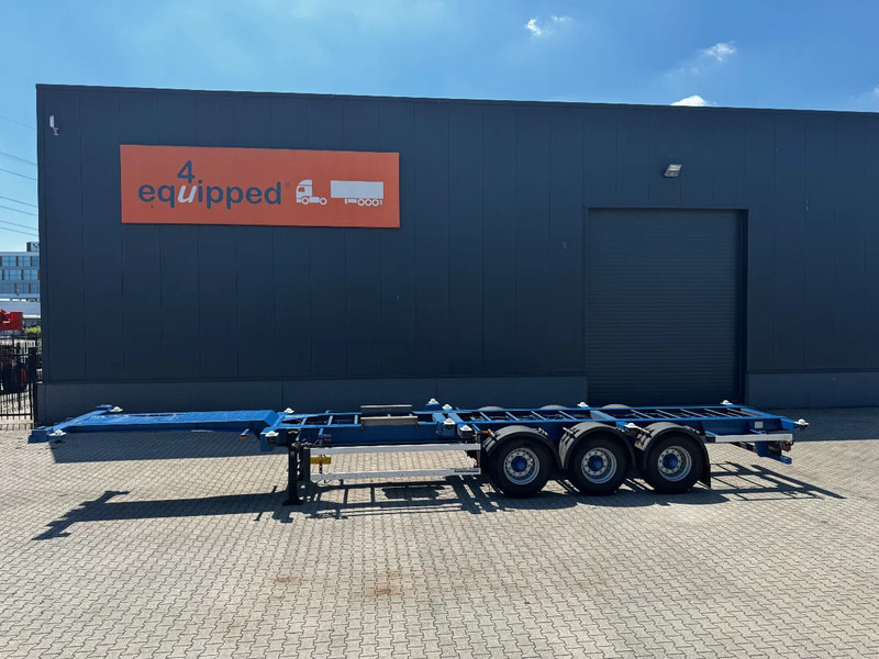 Groenewegen 40FT HC-chassis, BPW+Drum, liftaxle, NL-Chassis - نصف مقطورة لنقل الحاويات: صورة 2 Groenewegen 40FT HC-chassis, BPW+Drum, liftaxle, NL-Chassis - نصف مقطورة لنقل الحاويات: صورة 2