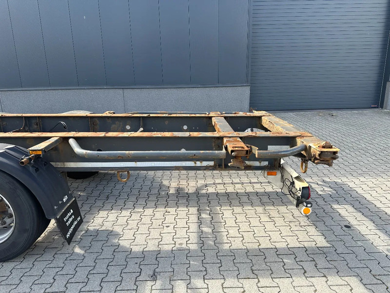 نصف مقطورة لنقل الحاويات Krone 45FT HC, empty weight: 4.220kg, BPW + drumbrakes, NL-Chassis, APK: 25/11/2025, 2x available: صورة 13