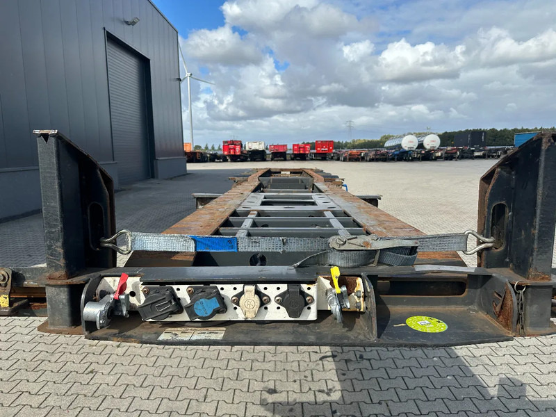نصف مقطورة لنقل الحاويات Krone 45FT HC, empty weight: 4.220kg, BPW + drumbrakes, NL-Chassis, APK: 25/11/2025, 2x available: صورة 6