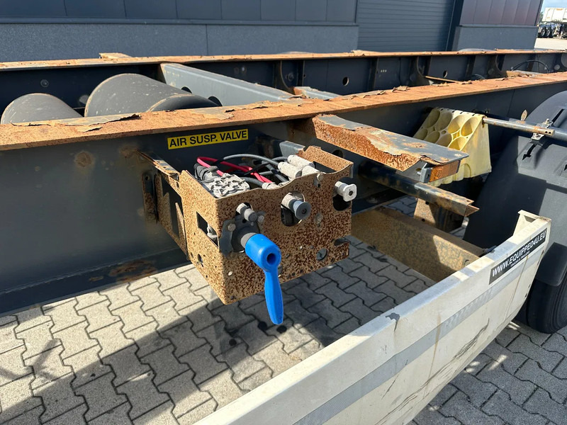 نصف مقطورة لنقل الحاويات Krone 45FT HC, empty weight: 4.220kg, BPW + drumbrakes, NL-Chassis, APK: 25/11/2025, 2x available: صورة 11