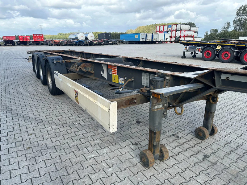 نصف مقطورة لنقل الحاويات Krone 45FT HC, empty weight: 4.220kg, BPW + drumbrakes, NL-Chassis, APK: 25/11/2025, 2x available: صورة 16