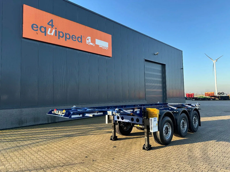 Krone NEW / DIRECT AVAILABLE 20FT ADR-CHASSIS, DISCBRAKES, LIFTAXLE, 2x available - نصف مقطورة لنقل الحاويات: صورة 1 Krone NEW / DIRECT AVAILABLE 20FT ADR-CHASSIS, DISCBRAKES, LIFTAXLE, 2x available - نصف مقطورة لنقل الحاويات: صورة 1