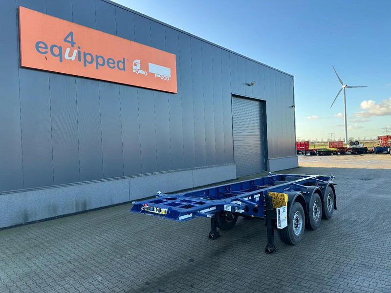 Krone NEW / DIRECT AVAILABLE 20FT ADR-CHASSIS, EMPTY WEIGHT: 3.470kg, DISCBRAKES, LIFTAXLE, 2x available - نصف مقطورة لنقل الحاويات: صورة 1 Krone NEW / DIRECT AVAILABLE 20FT ADR-CHASSIS, EMPTY WEIGHT: 3.470kg, DISCBRAKES, LIFTAXLE, 2x available - نصف مقطورة لنقل الحاويات: صورة 1