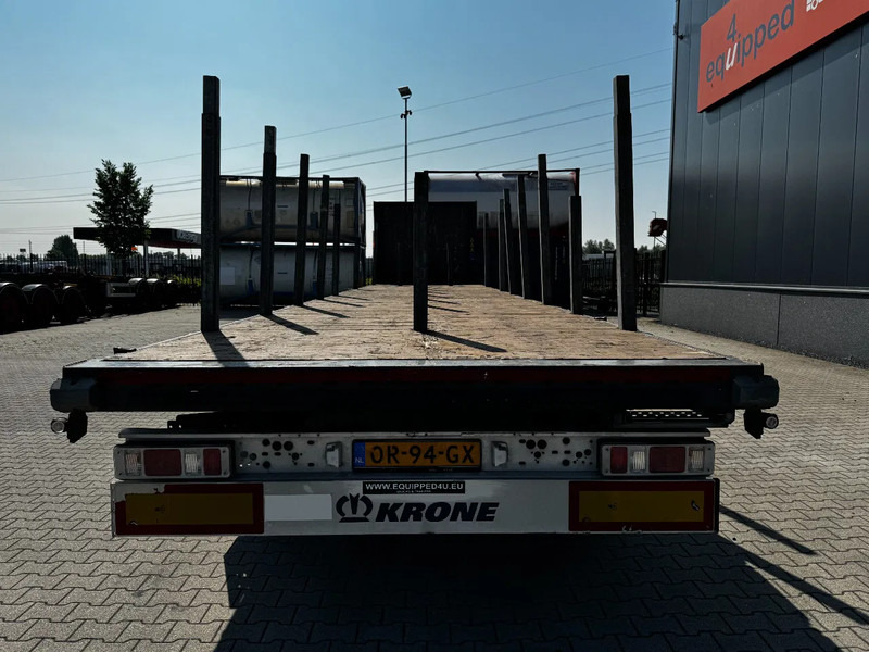 Krone originele platte oplegger met rongpotten + rongen, liftas, schijfremmen, NL-oplegger - نصف مقطورة مسطحة: صورة 3 Krone originele platte oplegger met rongpotten + rongen, liftas, schijfremmen, NL-oplegger - نصف مقطورة مسطحة: صورة 3