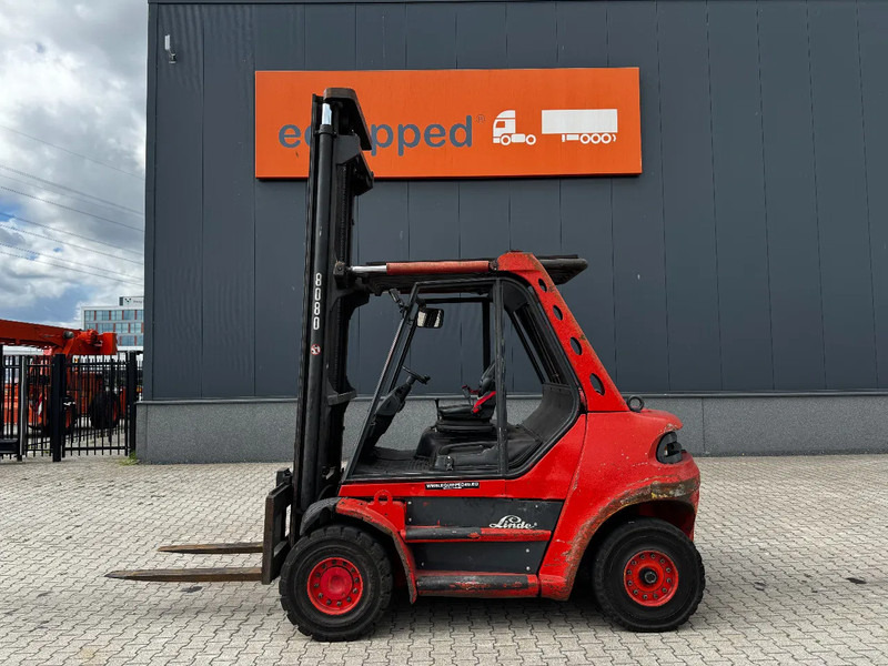 Linde H80D FORKLIFT, 8000KG, duplex, 6 cil. Deutz diesel, 14.934hrs, - رافعة شوكية ديزل: صورة 2 Linde H80D FORKLIFT, 8000KG, duplex, 6 cil. Deutz diesel, 14.934hrs, - رافعة شوكية ديزل: صورة 2