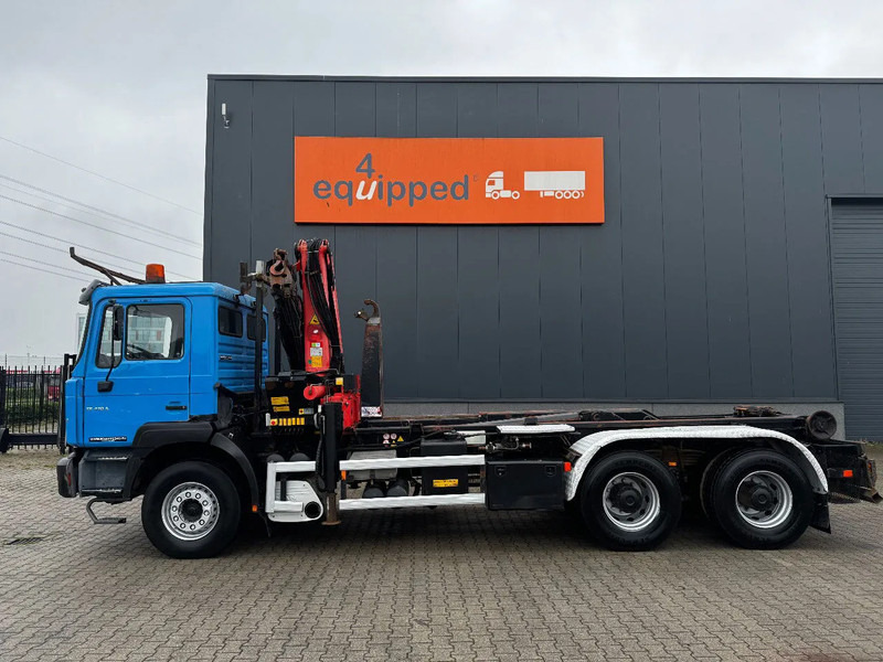 MAN FE 410A, 6x4, EURO 2, Palfinger PK17000 Crane + VDL HOOK, full spring, manual gearbox, MOT 9/2025 - شاحنة ذات خطاف, شاحنة كرين: صورة 4 MAN FE 410A, 6x4, EURO 2, Palfinger PK17000 Crane + VDL HOOK, full spring, manual gearbox, MOT 9/2025 - شاحنة ذات خطاف, شاحنة كرين: صورة 4